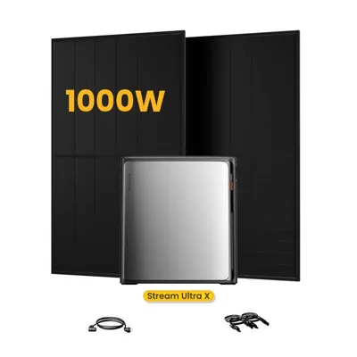 EcoFlow STREAM Ultra X mit 4 x 500 Wp